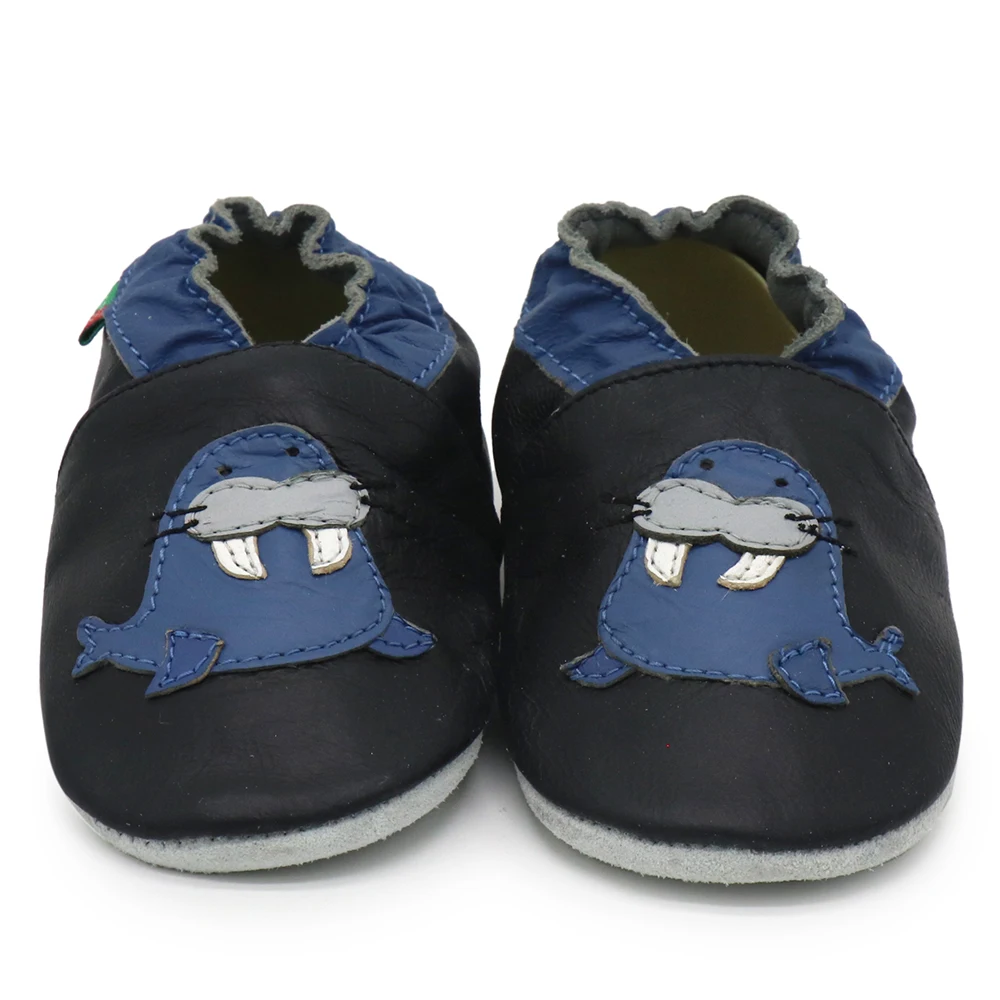 Carozoo Zapatillas Primeros Pasos en Piel – Suela suave para bebé - imagen 3