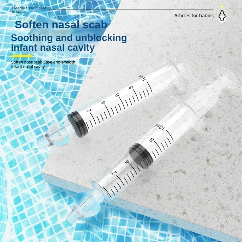 Aspirador nasal de bebé con jeringa para limpiar la nariz - imagen 4