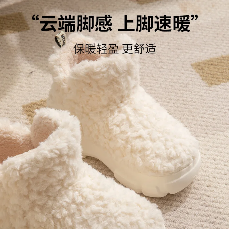 Botas de nieve antideslizantes para niñas con forro de felpa - imagen 5