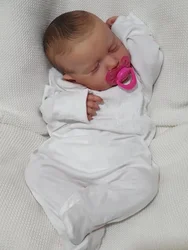 Muñeca bebé Loulou Reborn con piel 3D pintada a mano para dormir