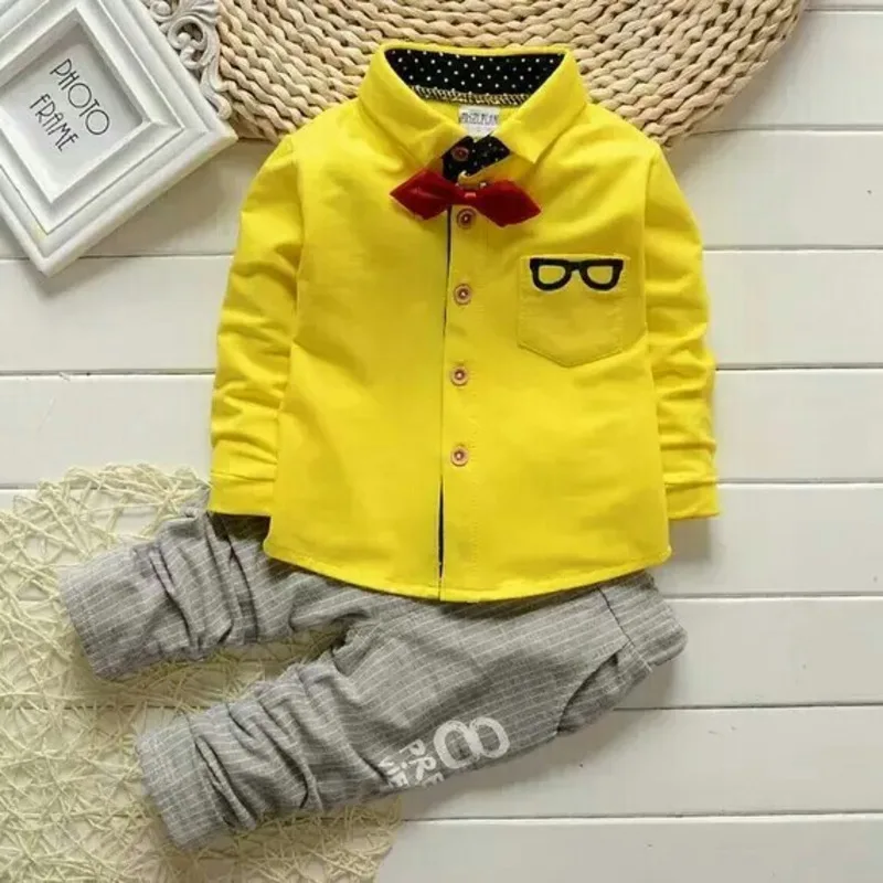 Conjunto deportivo infantil de algodón para primavera y otoño - imagen 5