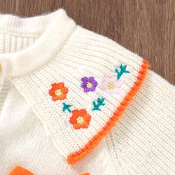 Pelele de punto con volantes y lazo para bebé – Mono de niña