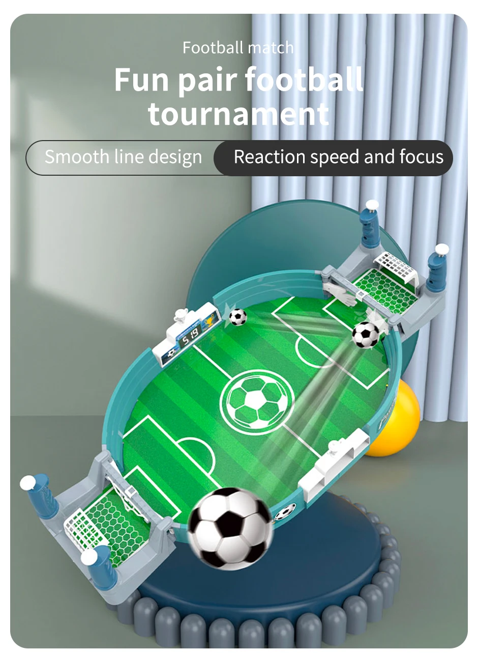 Futbolín interactivo de escritorio