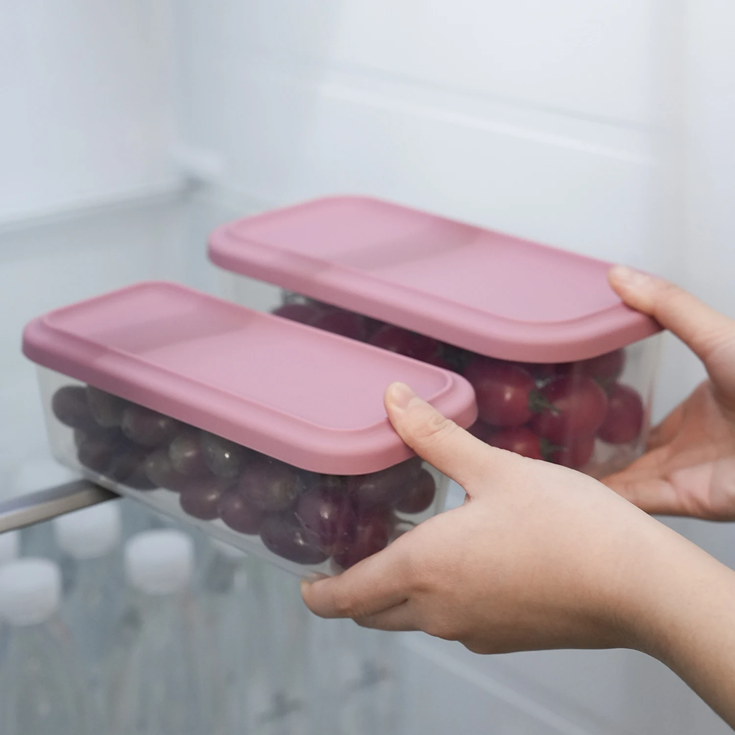 Recipientes de silicona para comida infantil tipo bento rectangular - imagen 4