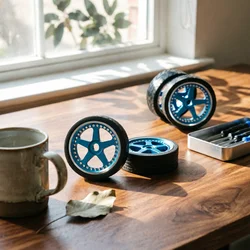 Ruedas para coche RC de goma, neumáticos de larga duración