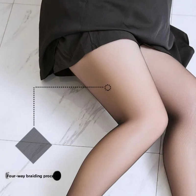 Medias ultrafinas antienganches de talla grande, cómodas y elásticas - imagen 2