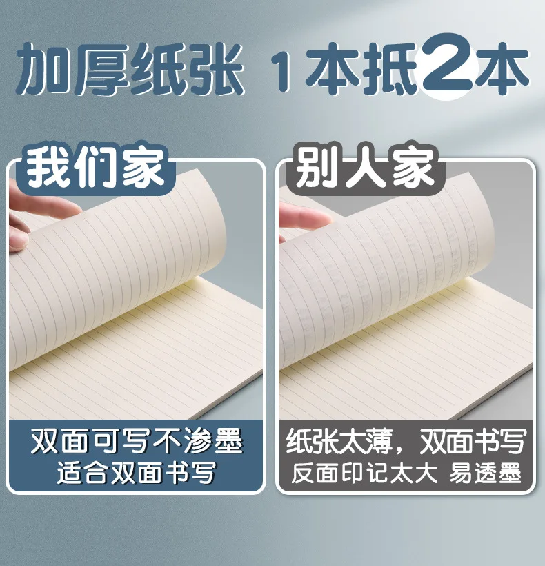 Cuaderno en uso para apuntes