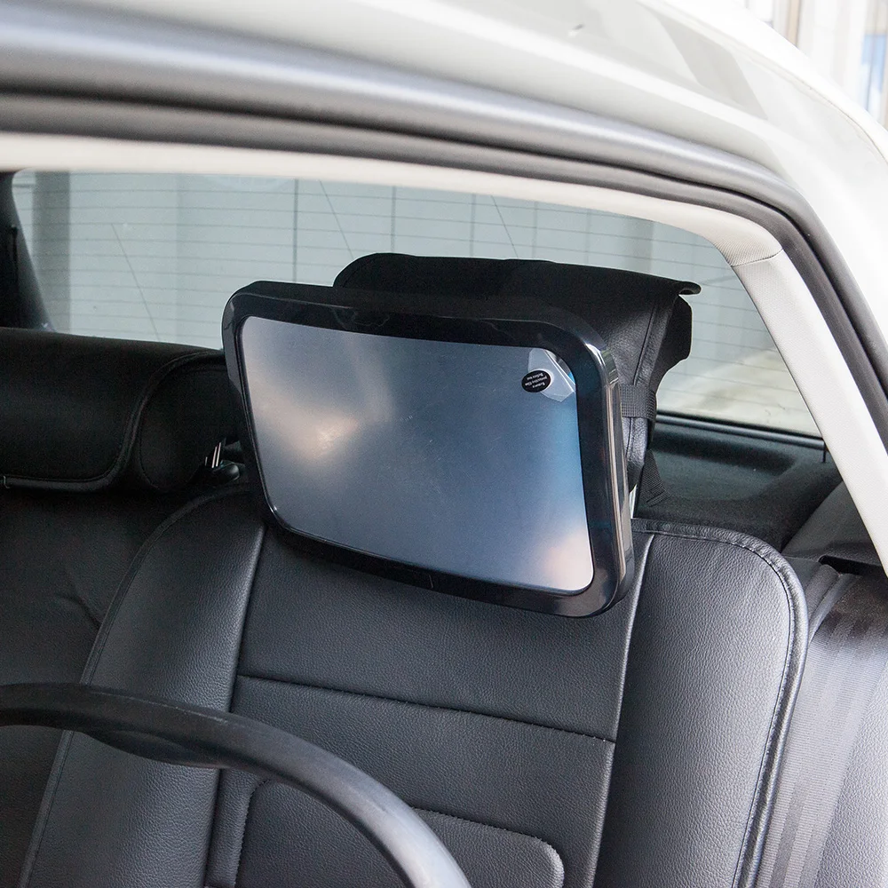 Espejo retrovisor vigilancia bebé para coche – Montaje en reposacabezas - imagen 5