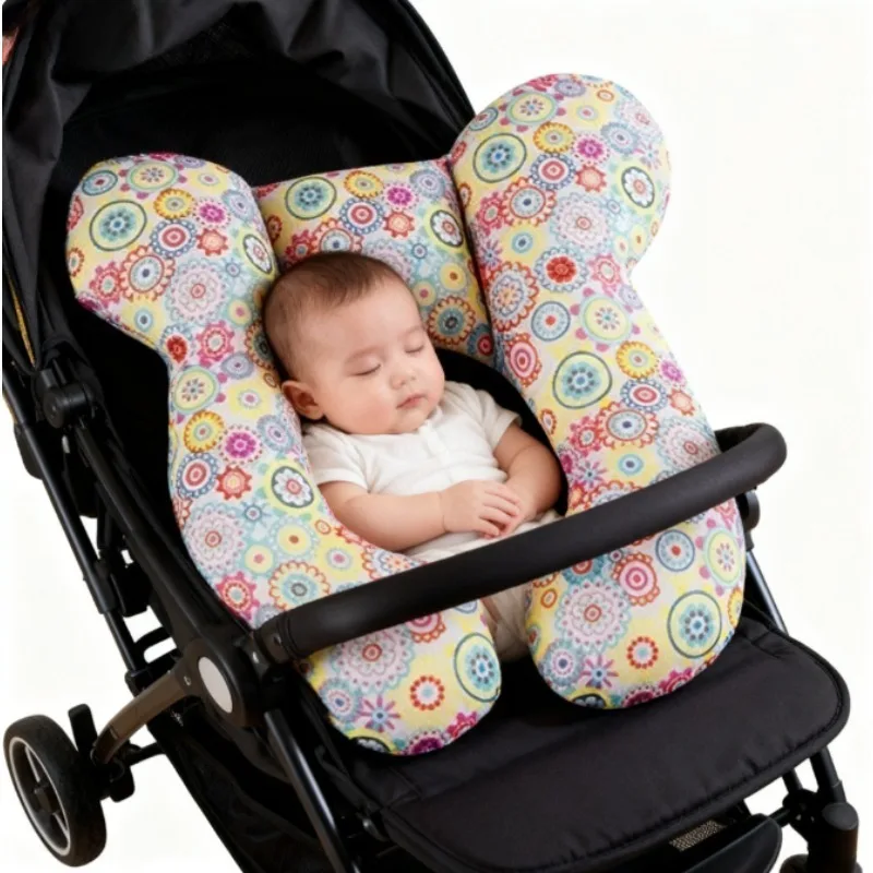 Almohada viaje bebé en U ergonómica para cochecito y coche - imagen 4