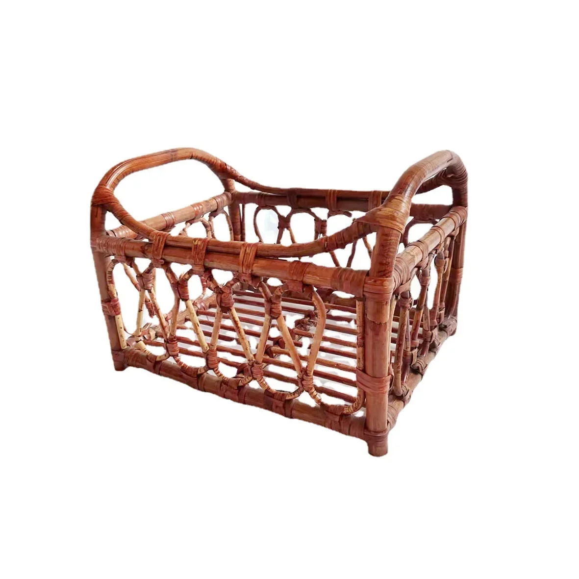 Cesta RETRO para bebé – Accesorios fotografía newborn - imagen 4