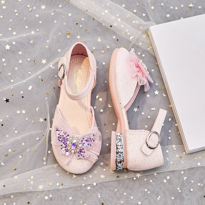 Zapatos de cuero de otoño antideslizantes para niña, planos - imagen 2