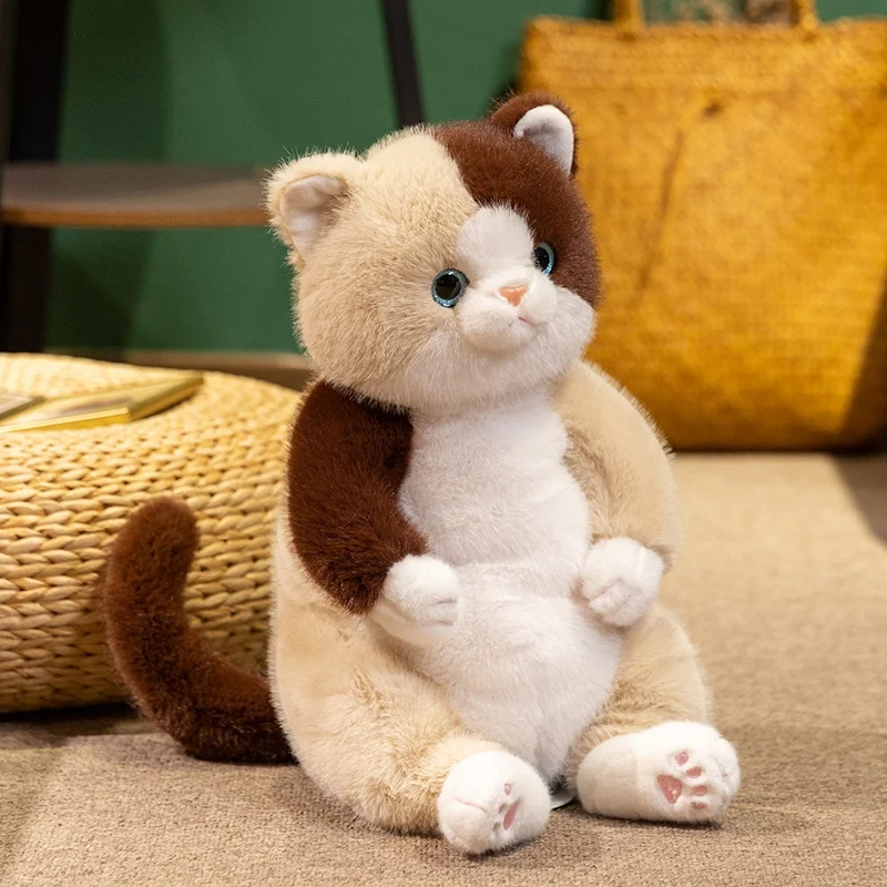 Peluche gato suave sentado como cojín para niñas, regalo San Valentín - imagen 3