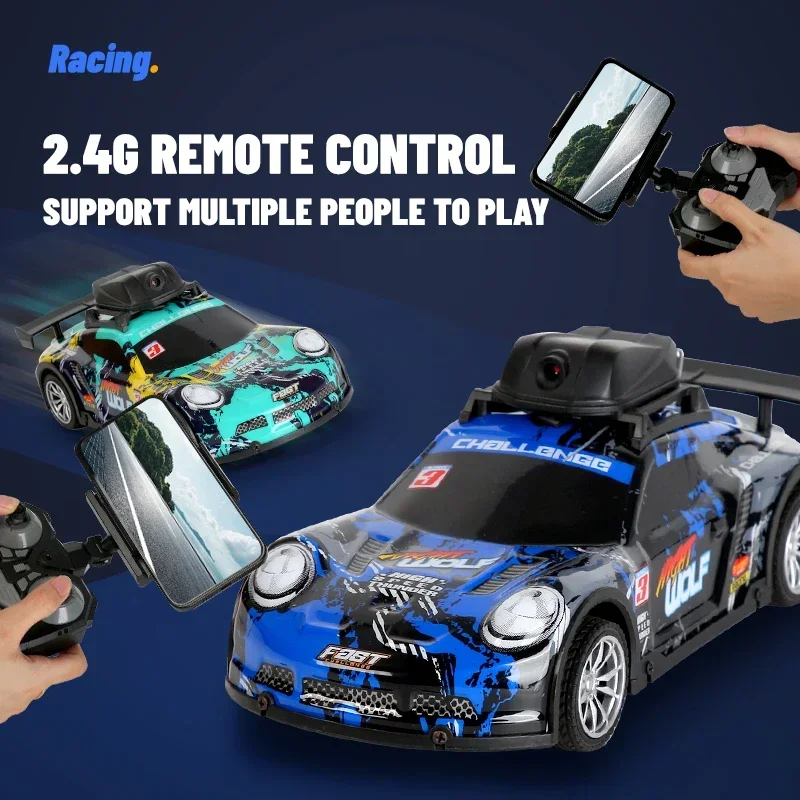 Coche RC de carreras FPV con cámara HD y control remoto para niños - imagen 5
