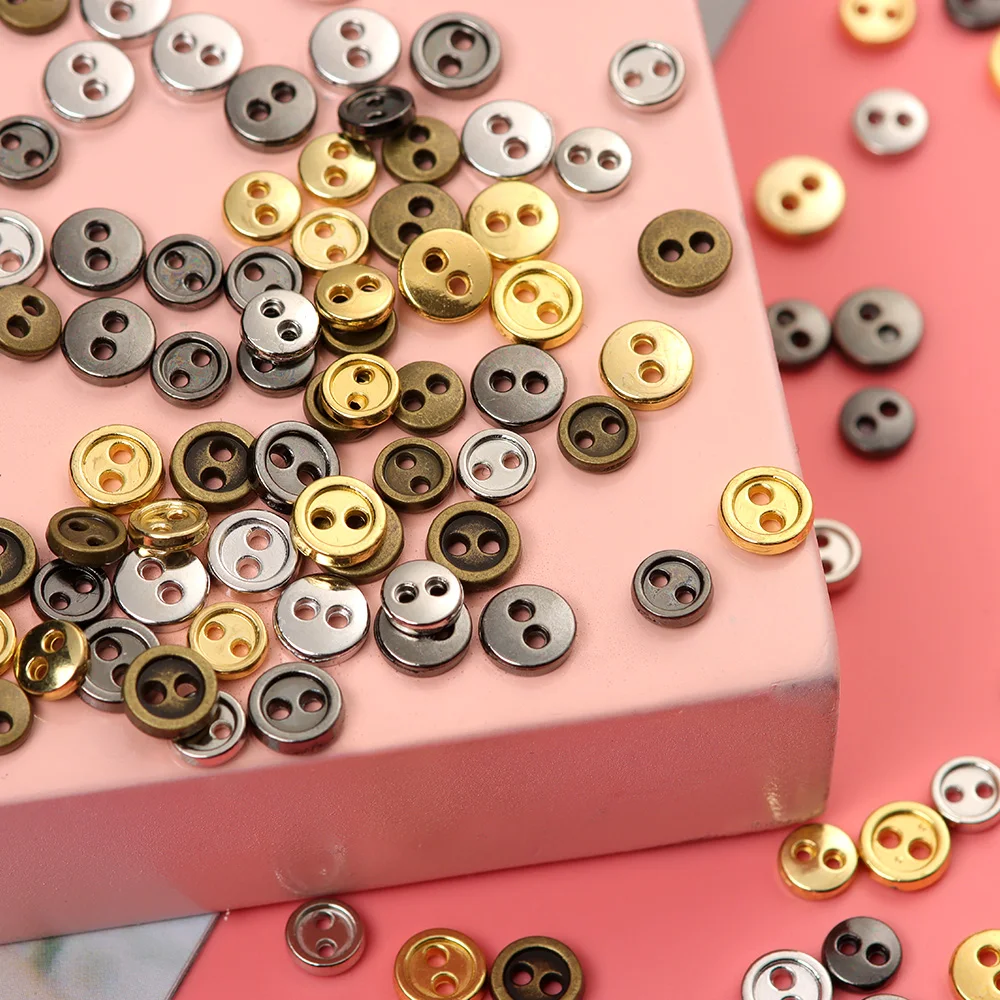 Botones metálicos para muñecas – Accesorios de costura DIY - imagen 2