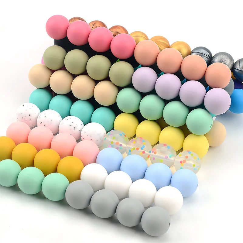 Cuentas de silicona 12mm LOFCA – Ideales para manualidades infantiles - imagen 5
