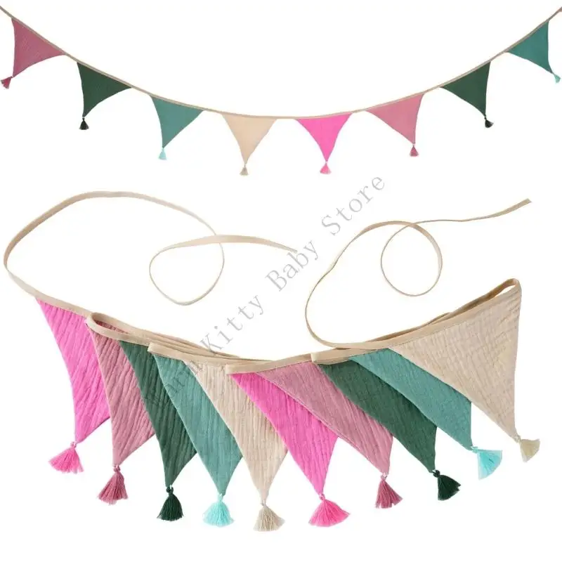 Set completo de decoración con borlas y banderines