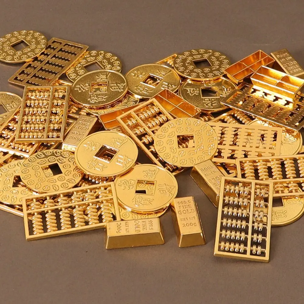Ábaco miniatura Ruyi-moneda de cobre para casa de muñecas - imagen 2