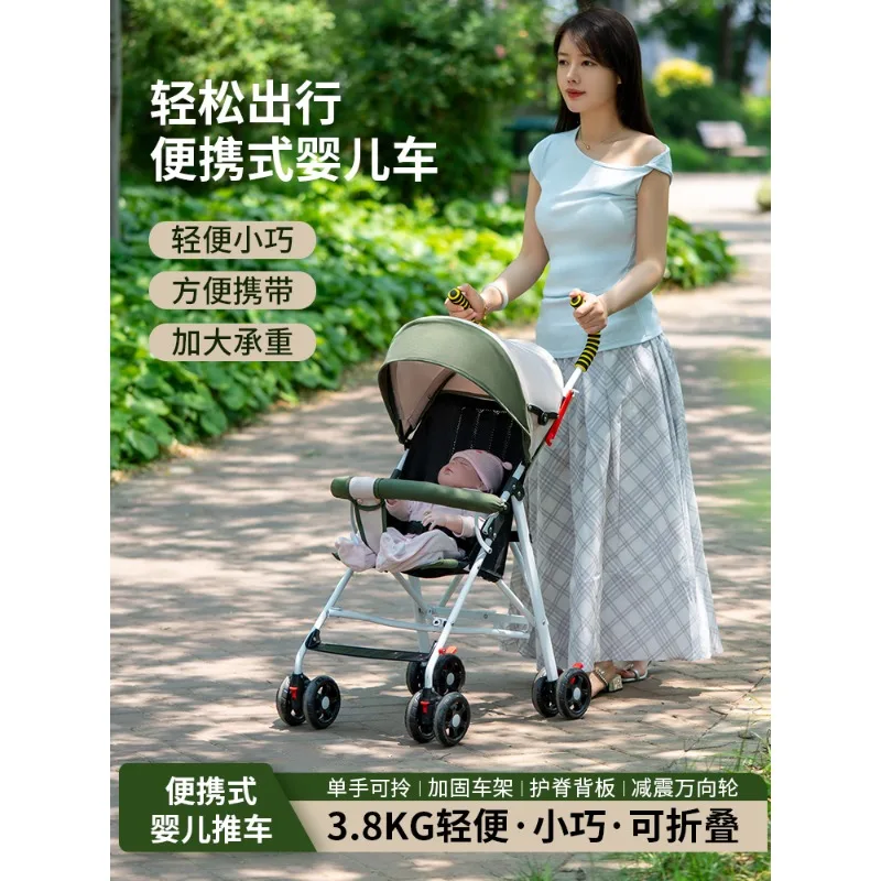 Carrito de paraguas para bebé deportivo plegable y ligero compacto - imagen 2