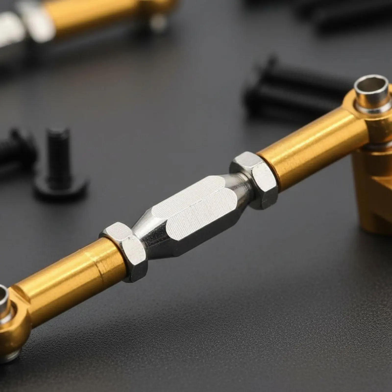 Kit de dirección para coches RC con varillaje metálico y servo - imagen 3