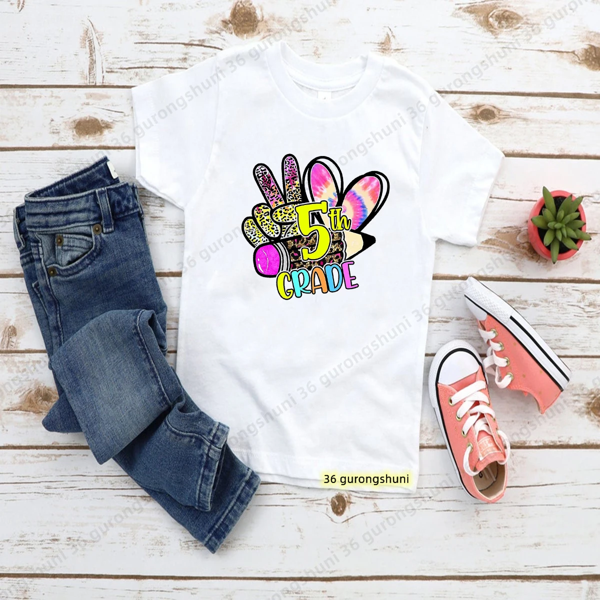 Camiseta Hello manga corta escolar - Niños y niñas primaria - imagen 3