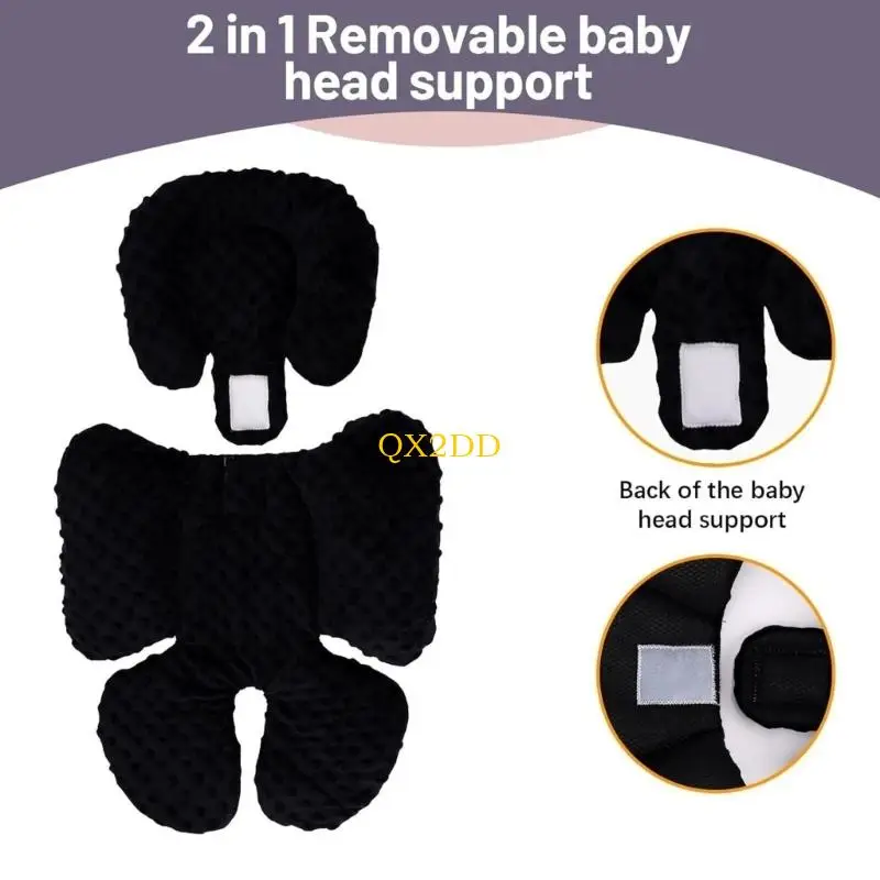 QX2D Cojín ajustable para asiento de coche y silla bebé acolchado - imagen 2