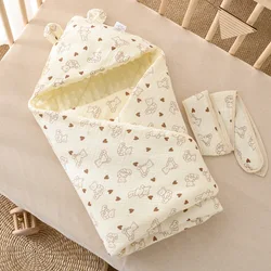 Manta bebé recién nacido floral suave, cálida para sala parto