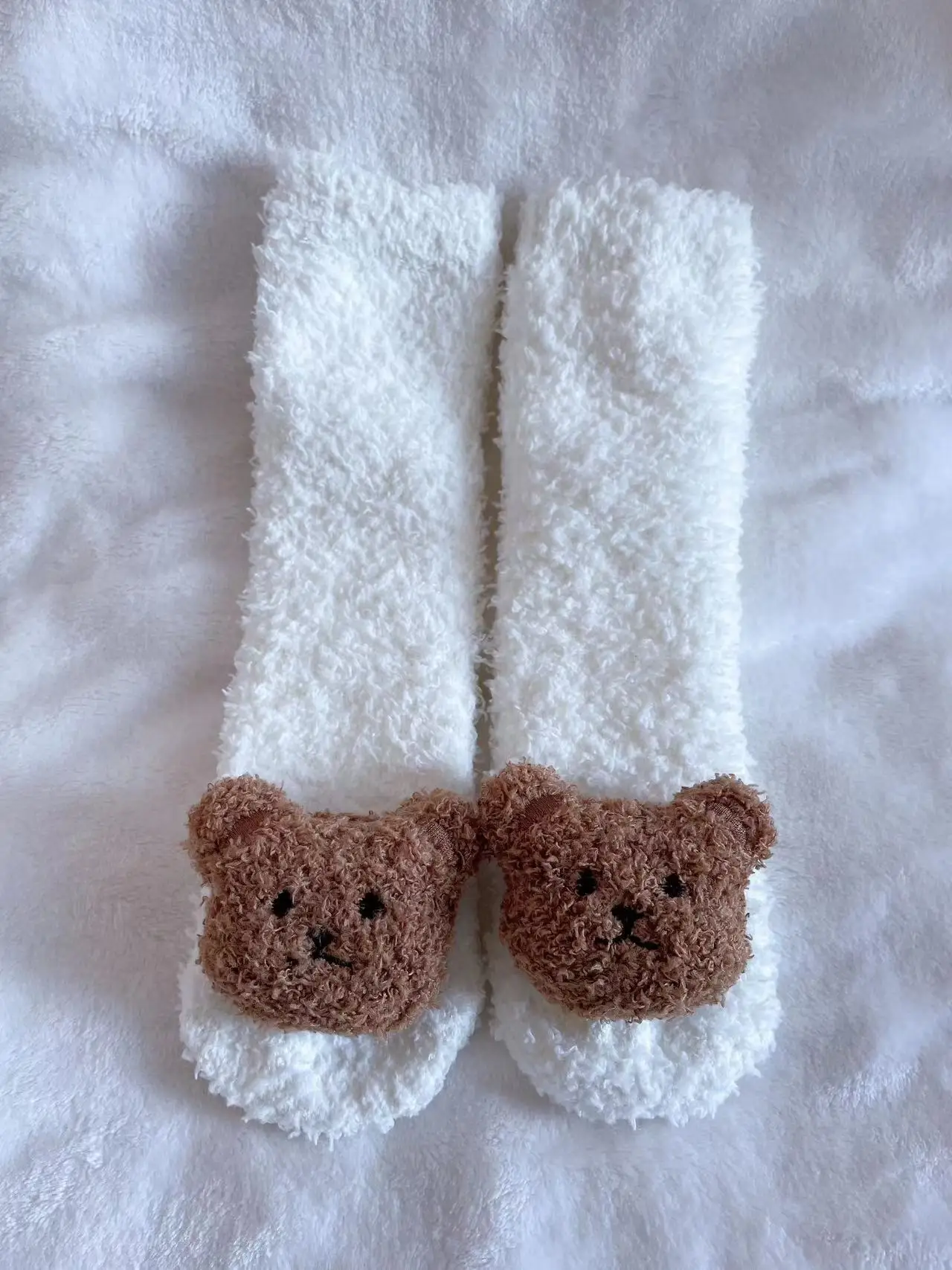 Calcetines largos de algodón cálidos para recién nacido en invierno - imagen 4