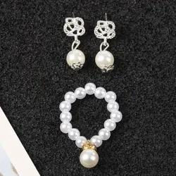 Juego de bisutería para muñecas: collar, pulsera y pendientes