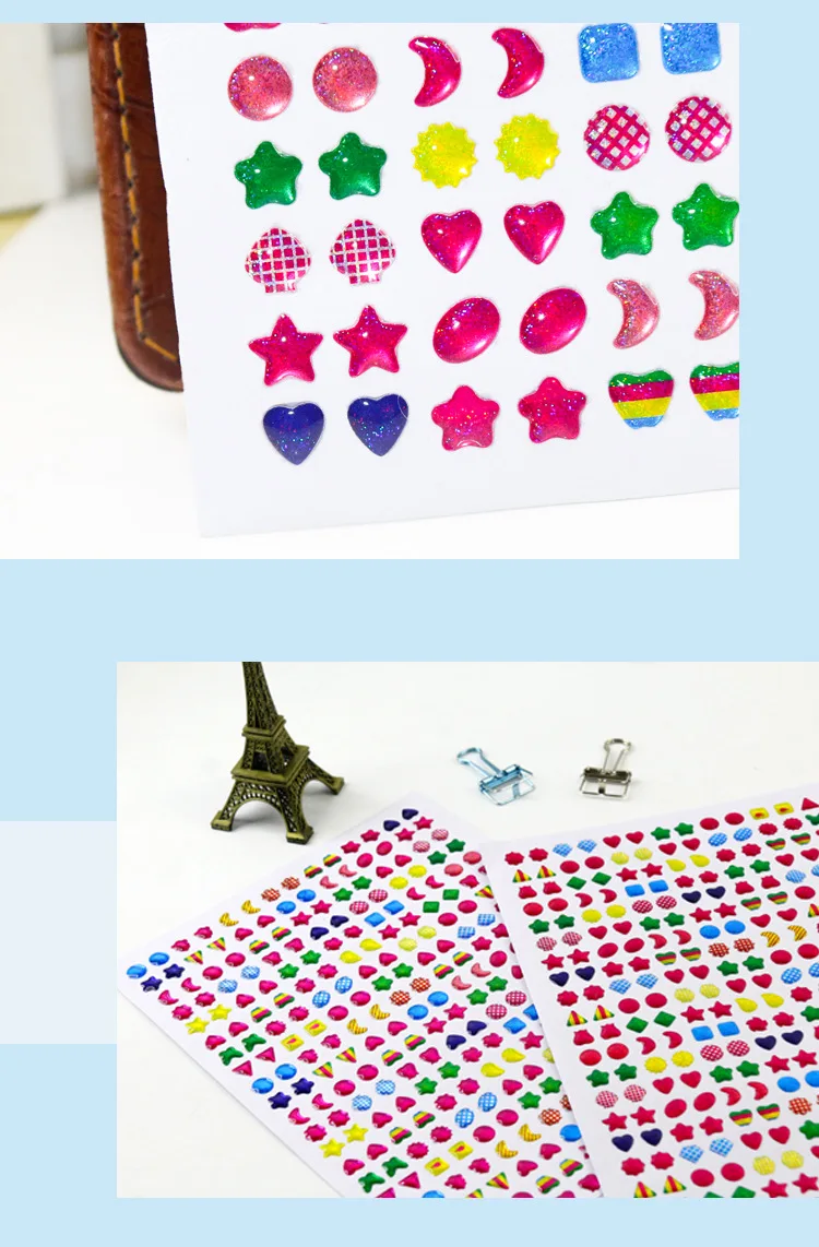 Juego de colores brillantes