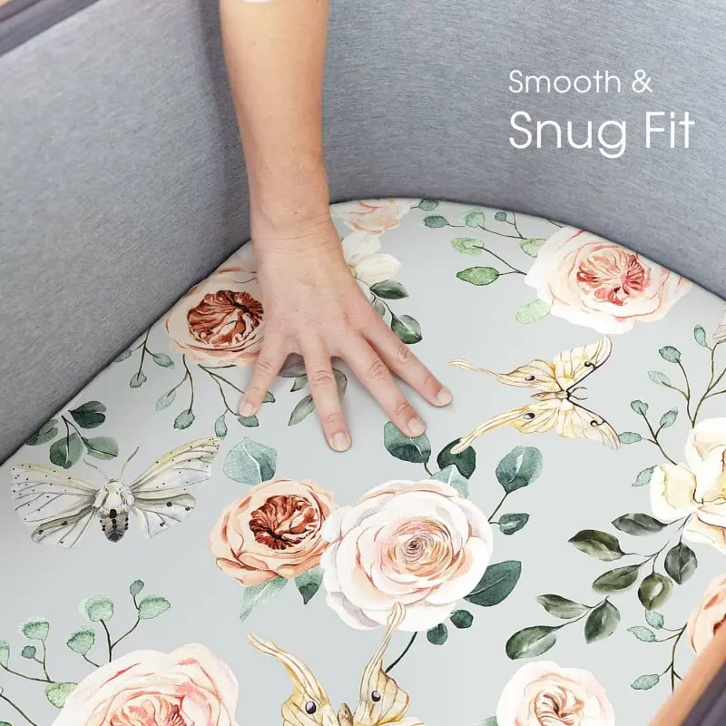 Funda de cuna suave estampada, tejido para colchón de bebé - imagen 2