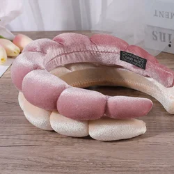 Retro Co Spa diadema de esponja hinchada para niñas suave retro