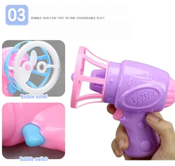Pistola de burbujas automática para niños – Juguete de exterior verano