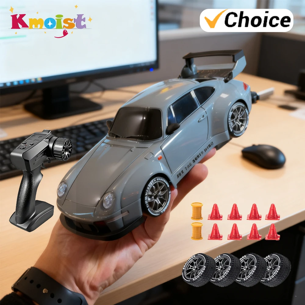 Coche teledirigido de deriva con luces LED para niños - imagen 4