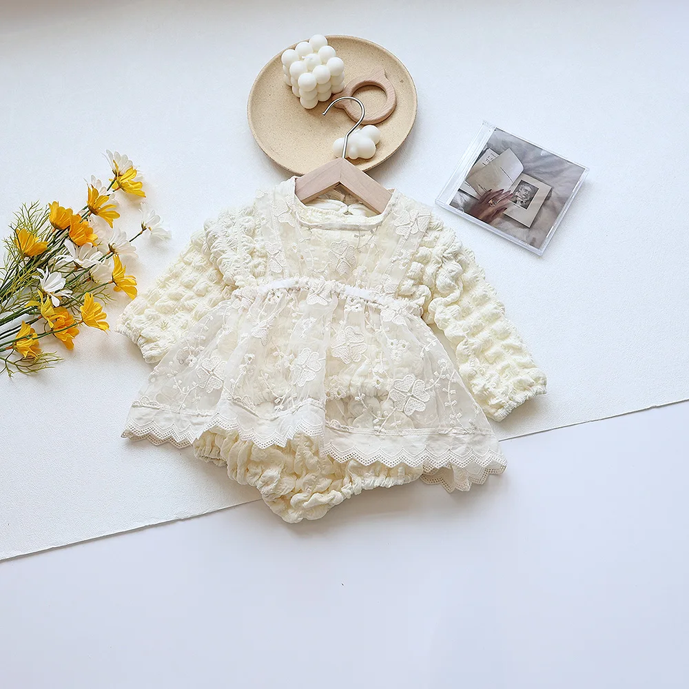 Milangel Conjunto niña: blusa manga larga y bombacho - imagen 3