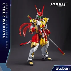 Set de bloques construcción Wukong con aro dorado decorativo
