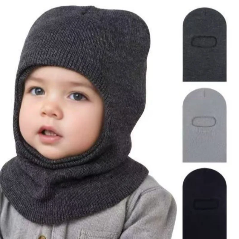 Gorro de invierno de punto con forro polar térmico para bebé - imagen 2