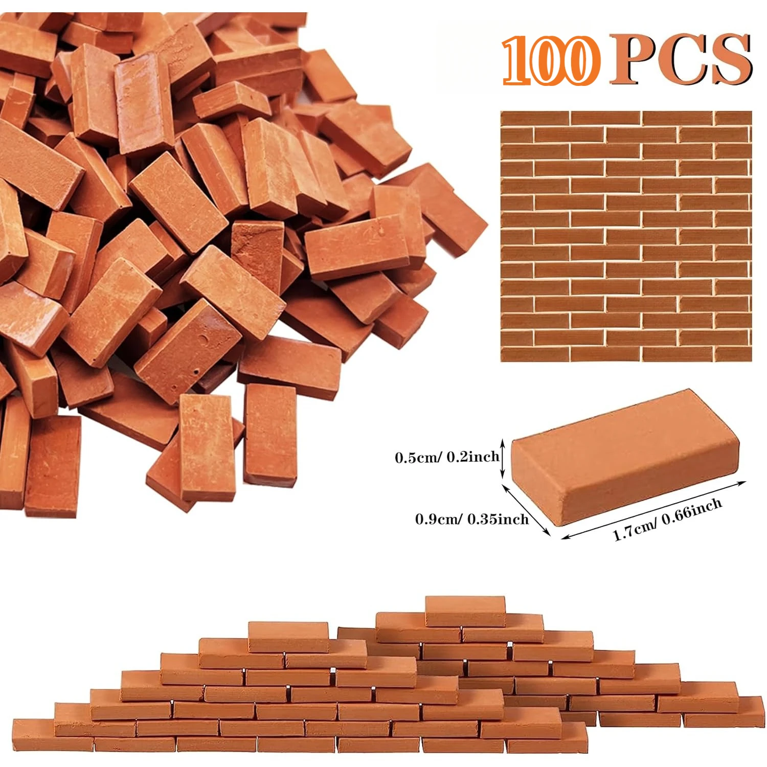 Juego de construcción con mini ladrillos para casa de muñecas - imagen 4