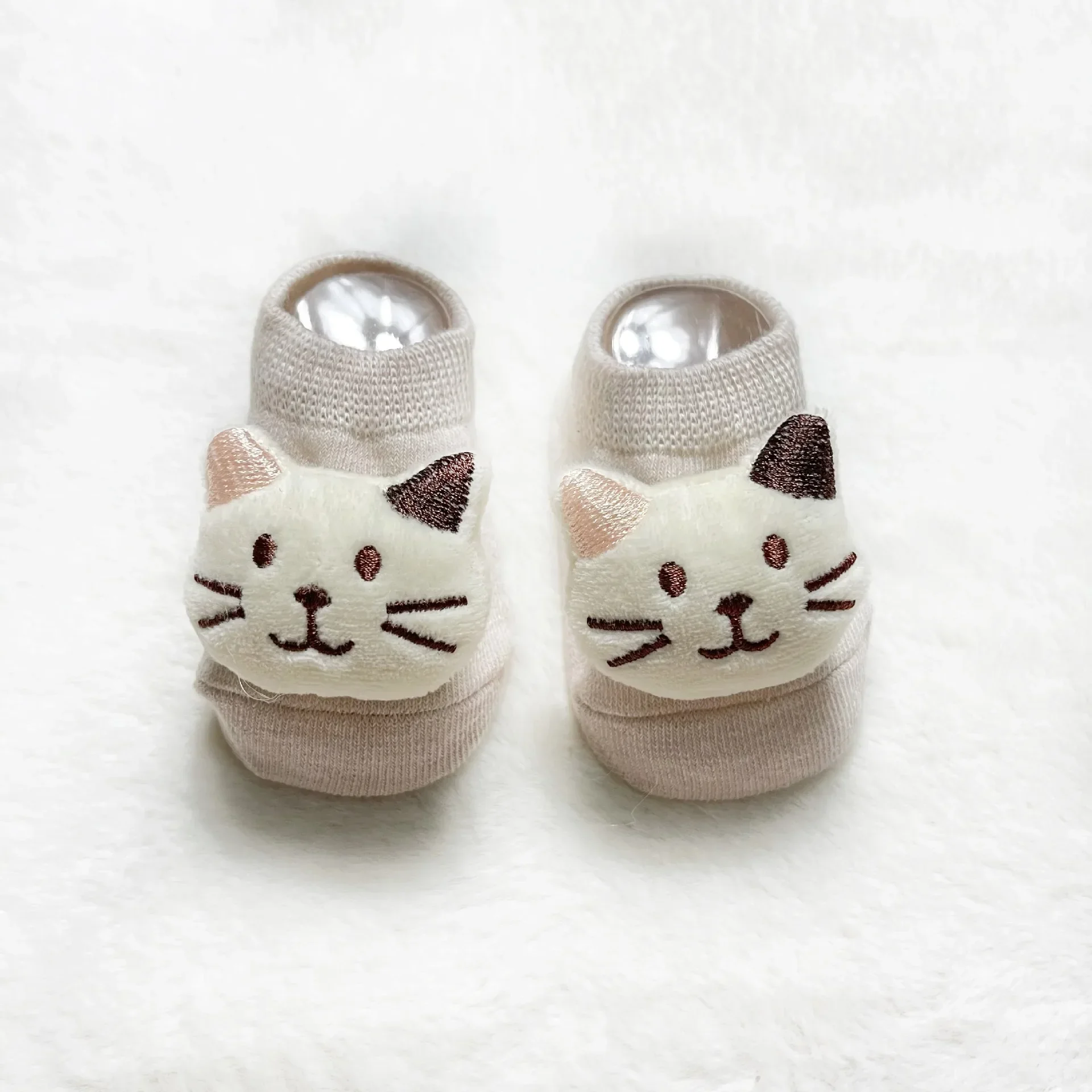 Calcetines antideslizantes de algodón para bebé – Estilo tierno - imagen 5