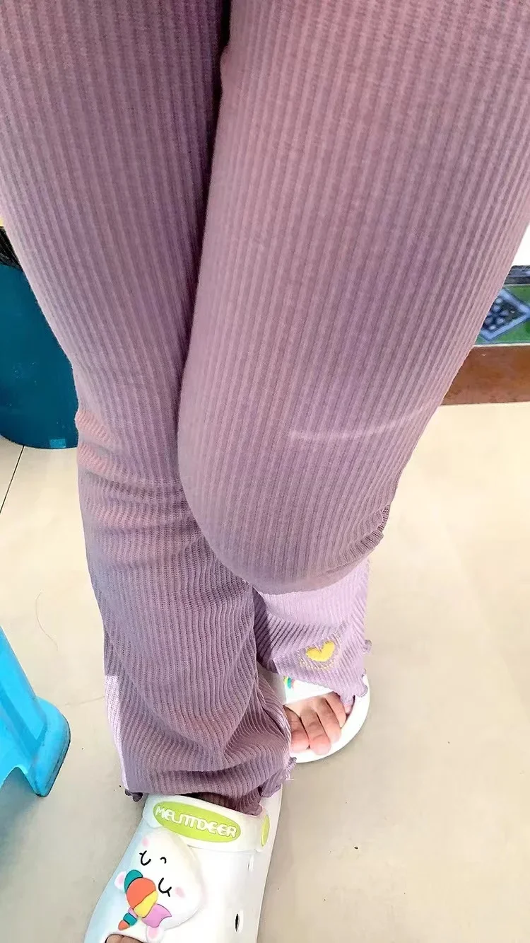 Legging púrpura para niñas verano
