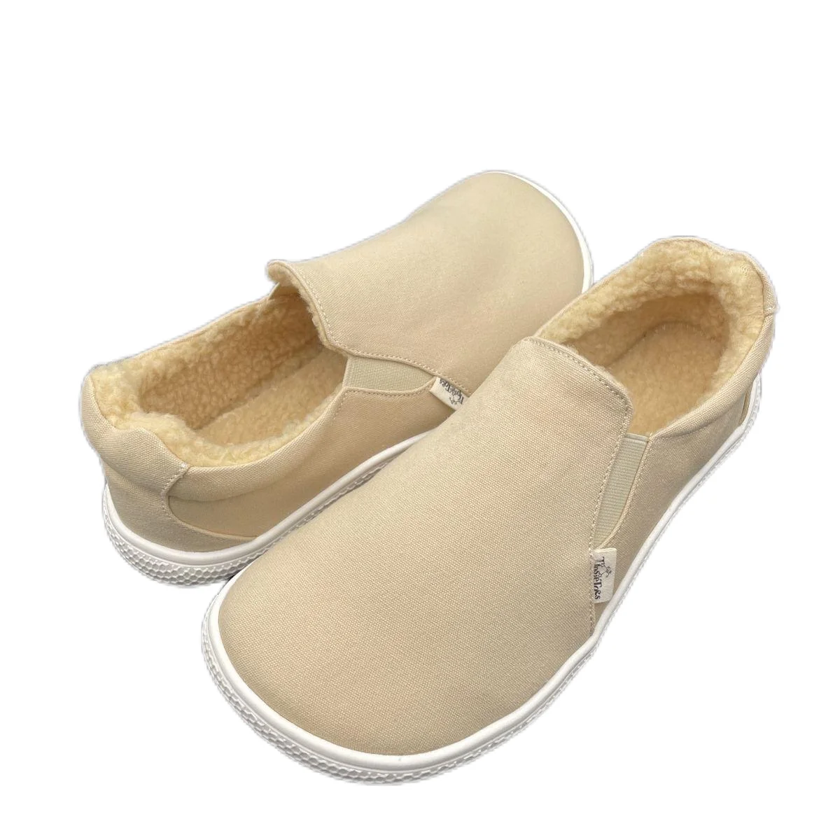 Tipsietoes Zapatos descalzos niños invierno lona suela piel caída cero - imagen 2