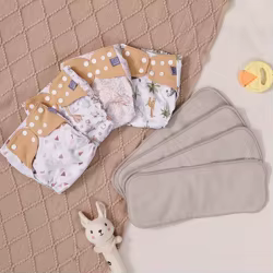 Pañal de tela impermeable lavable ecológico para bebé
