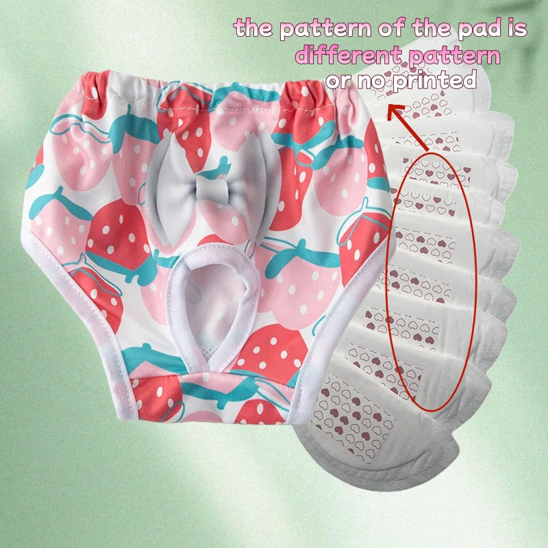 Detalle de la ropa interior y el uso con almohadillas