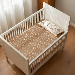 Kangobaby sábana bajera suave de bambú y algodón para cuna bebé
