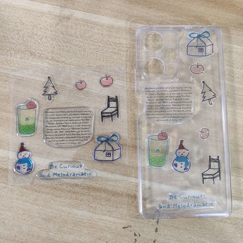 Pegatinas impermeables de muñeco de nieve para móvil y tablet - imagen 3