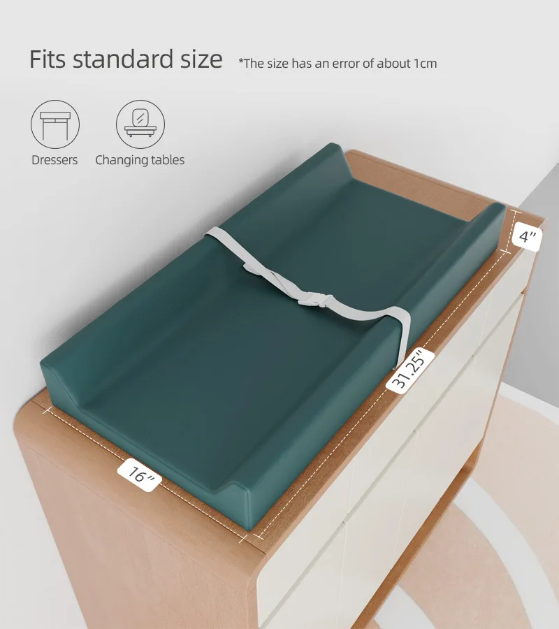 Detalle de la cubierta de PU impermeable y fácil limpieza
