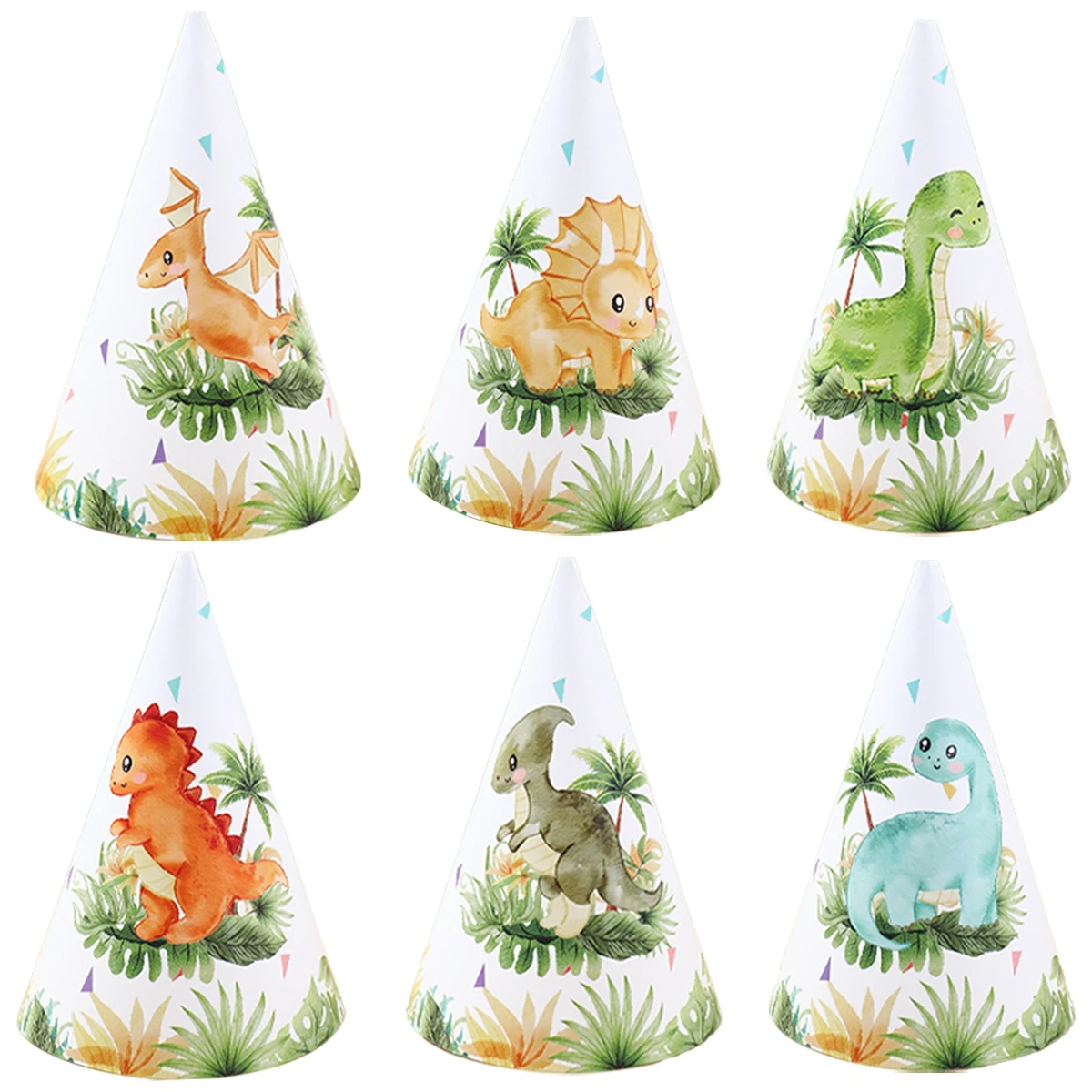 Kit mantel y vajilla desechable de dinosaurio para fiesta infantil - imagen 4