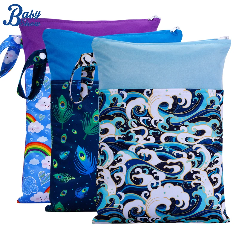 Babyshow Bolsa reutilizable para pañales con compartimento seco-húmedo - imagen 2