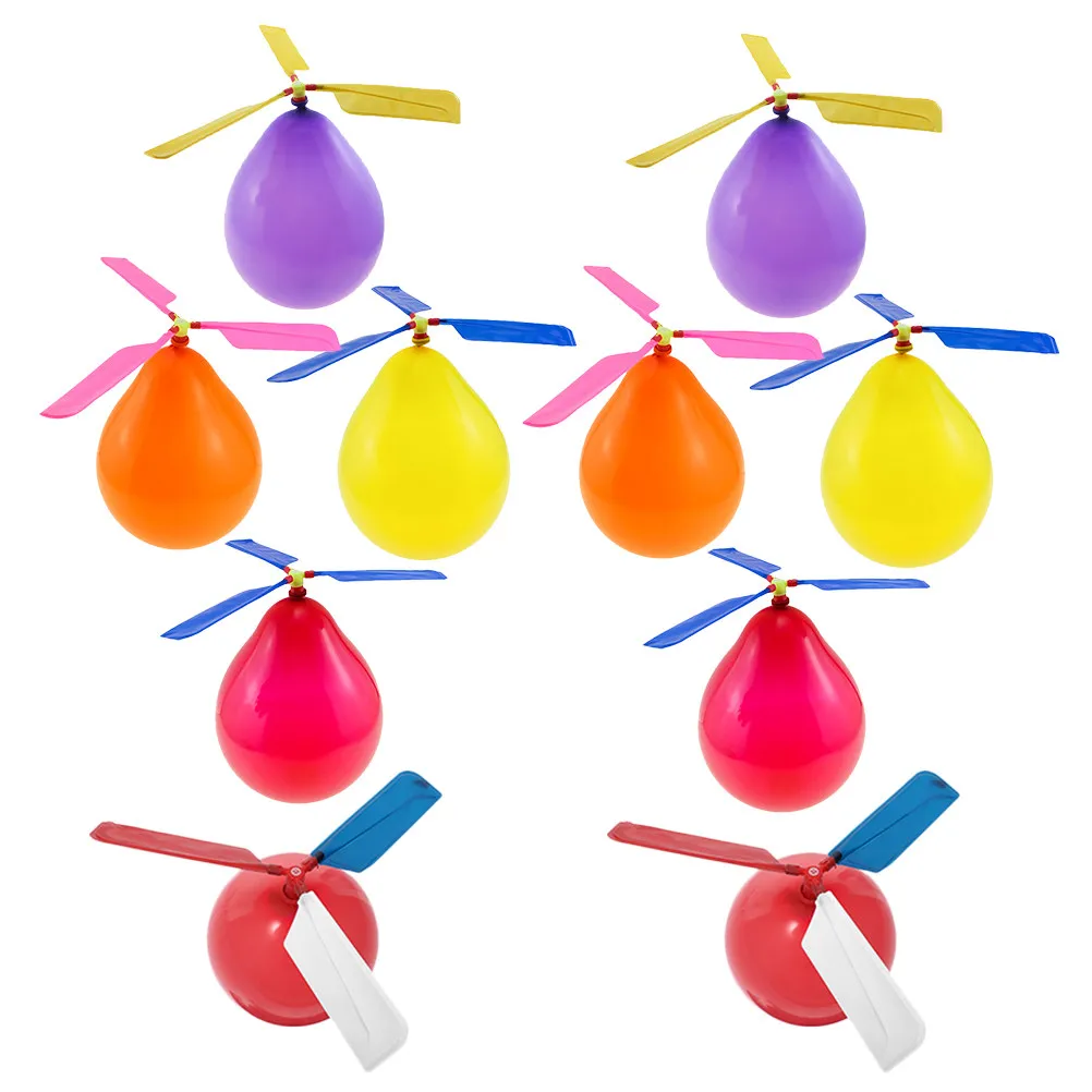 Juguetes lanzador de globos con forma de helicóptero
