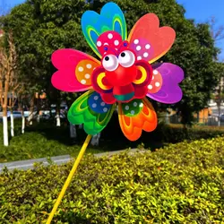 Molino de viento infantil mariposa colorido - girasol 22/38 cm