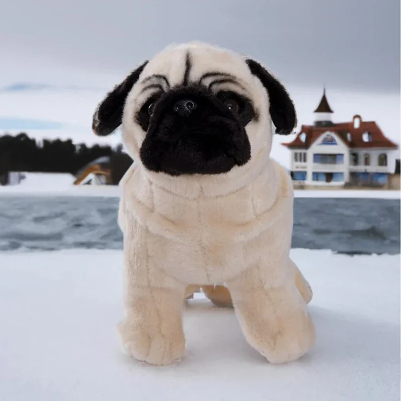 Peluche de perro Shar Pei y Bulldog para regalo de cumpleaños - imagen 4